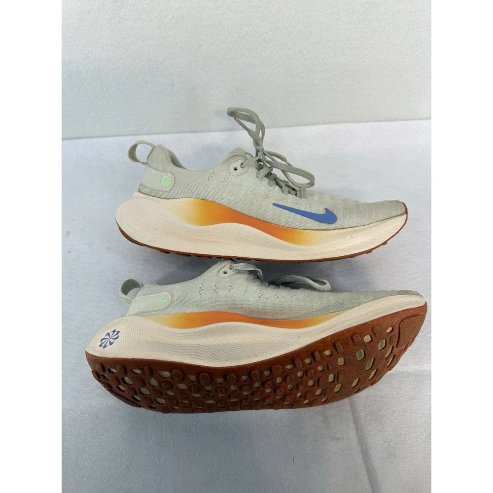 Nike Women's InfinityRN 4 Sea Glass Safety‎ Orange Running Shoe Sneaker Size 8